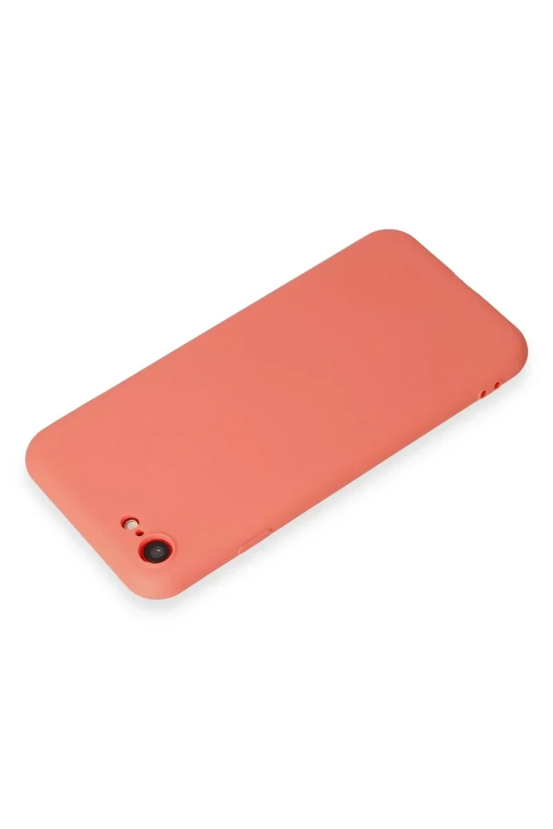 Apple iPhone 7 Kılıf First Silikon - Turuncu