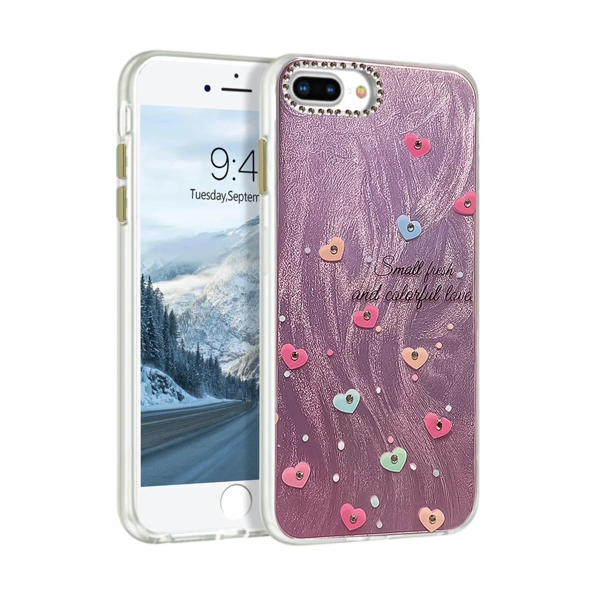 Apple İphone 7 Plus Kılıf Blade Aynalı Desenli Kapak - Desen 8 Apple İphone 7 Plus Kılıf Blade Aynalı Desenli Kapak - Desen 8