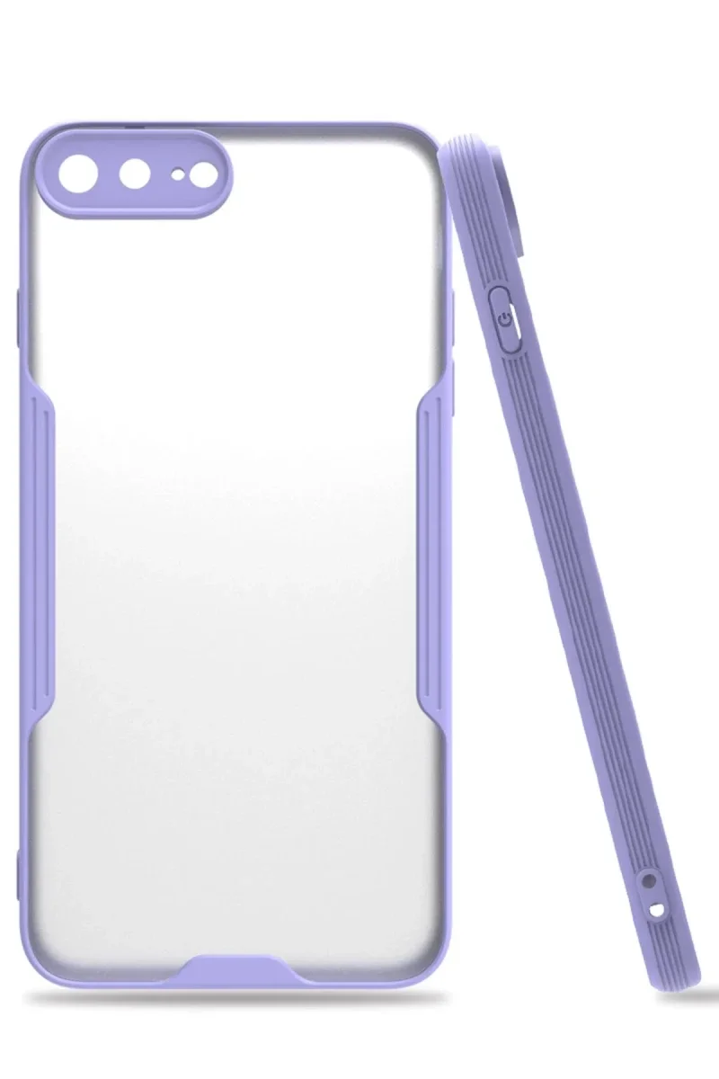 Apple iPhone 7 Plus Kılıf Platin Silikon - Lila Apple iPhone 7 Plus Kılıf Platin Silikon - Lila