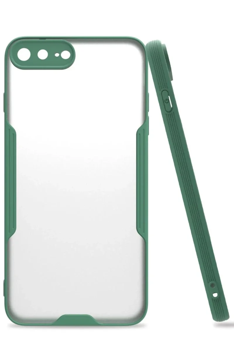 Apple iPhone 7 Plus Kılıf Platin Silikon - Yeşil Apple iPhone 7 Plus Kılıf Platin Silikon - Yeşil