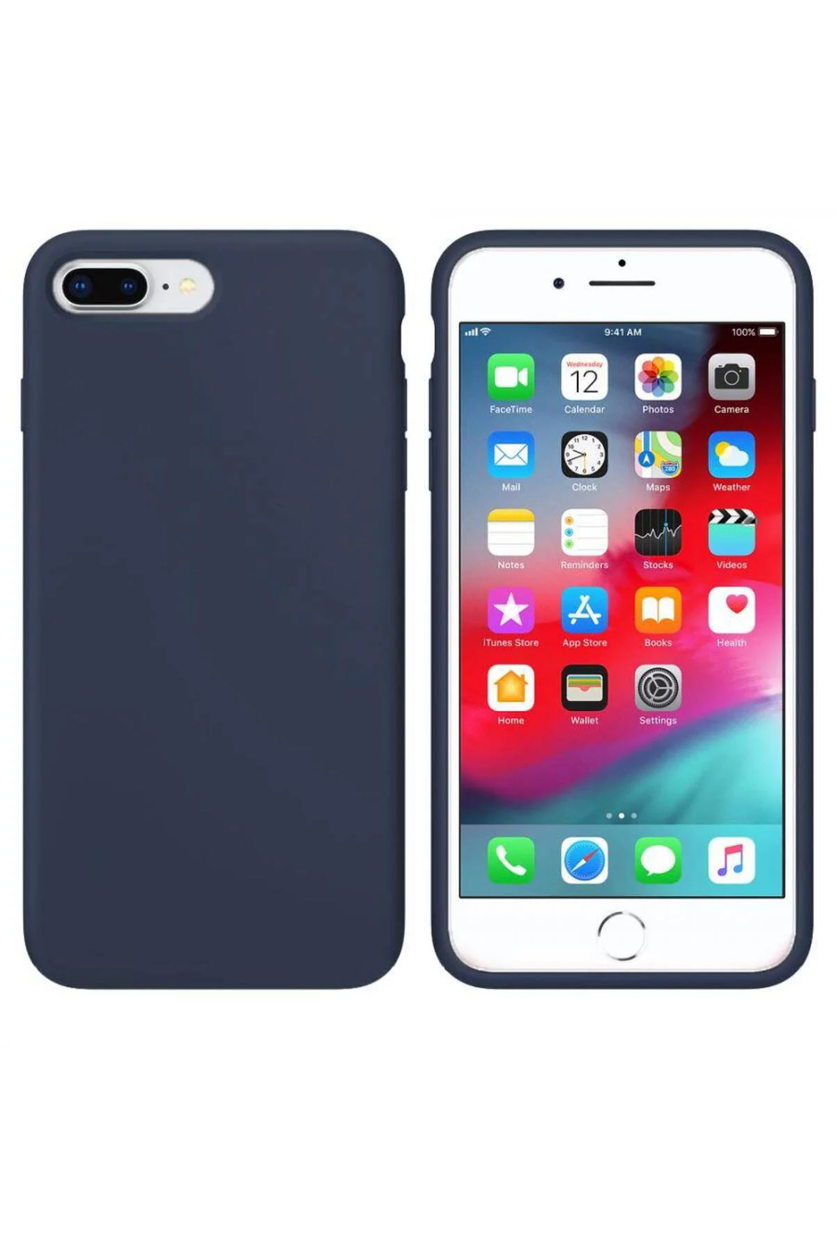 Apple iPhone 7 Plus İçi Kadife Silikon Kılıf Lacivert Fiyatı, Yorumları ve Özellikleri