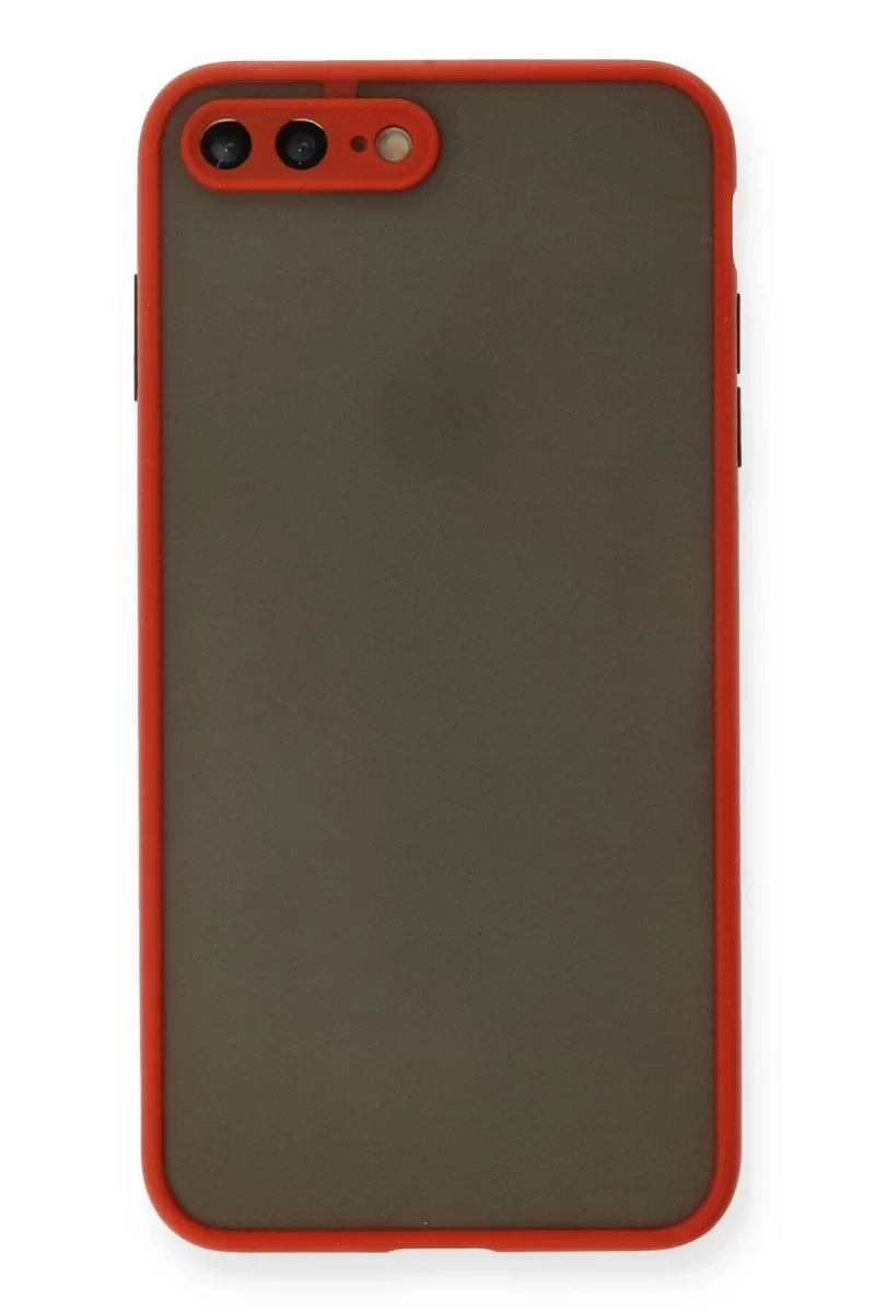 Apple iPhone 7 Plus Kılıf Montreal Silikon Kapak - Kırmızı Fiyatı, Yorumları ve Özellikleri