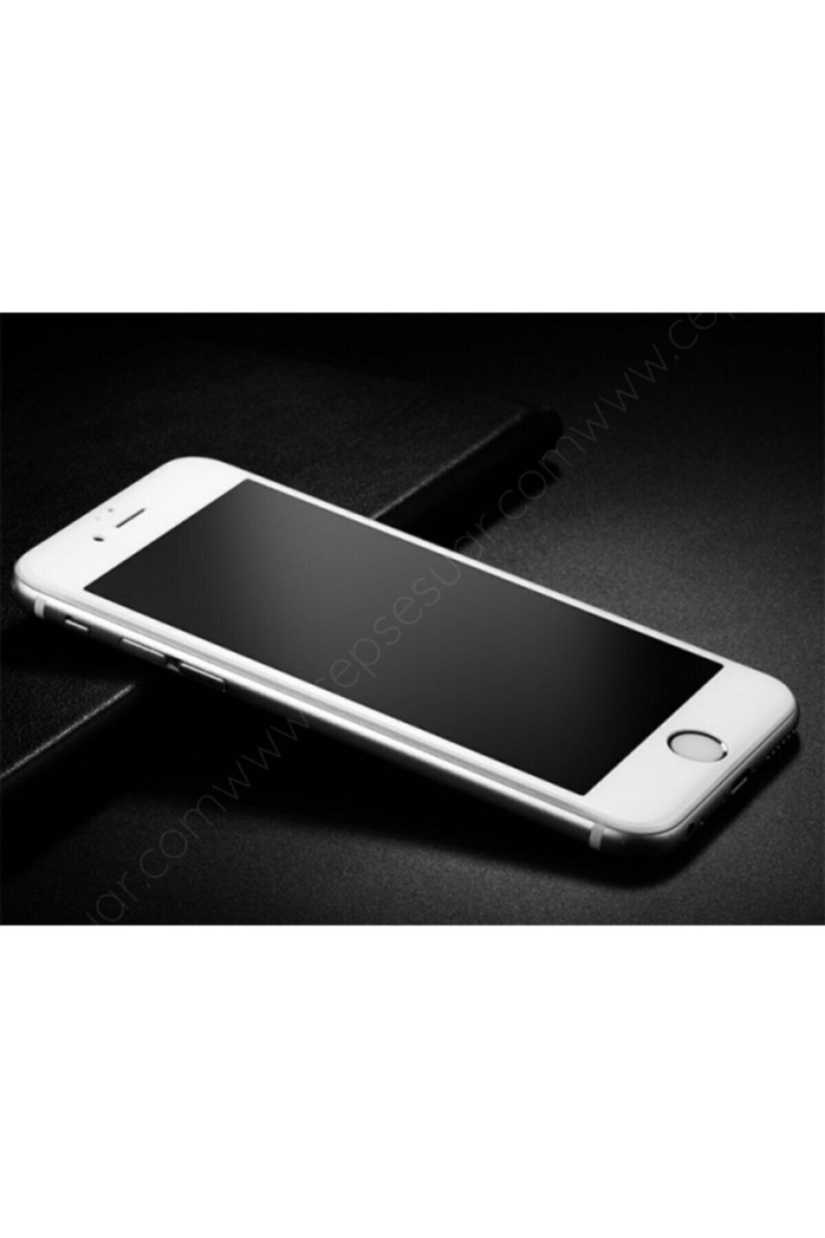 Apple Iphone 7/8 Beyaz Tam Kaplayan 5d Mat Nano Kırılmaz Cam