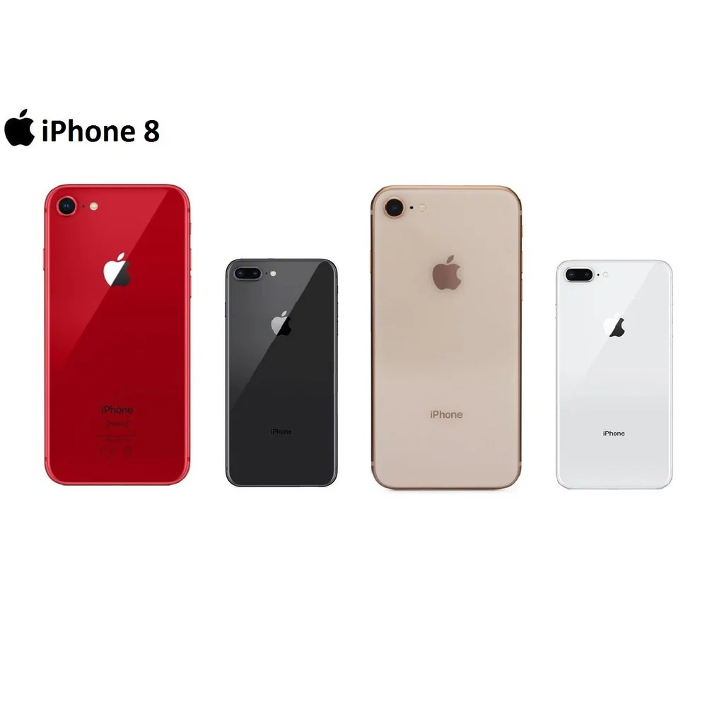 Apple iPhone 8 Arka Pil Batarya Kapak Cam Kamera Lensli Apple iPhone 8 Arka Pil Batarya Kapak Cam Kamera Lensli