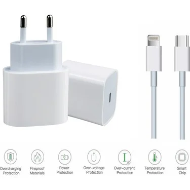 Apple iPhone Hızlı Şarj Aleti 20W + Usb-C Kablosu Apple iPhone Hızlı Şarj Aleti 20W + Usb-C Kablosu Fiyatı, Yorumları ve Özellikleri