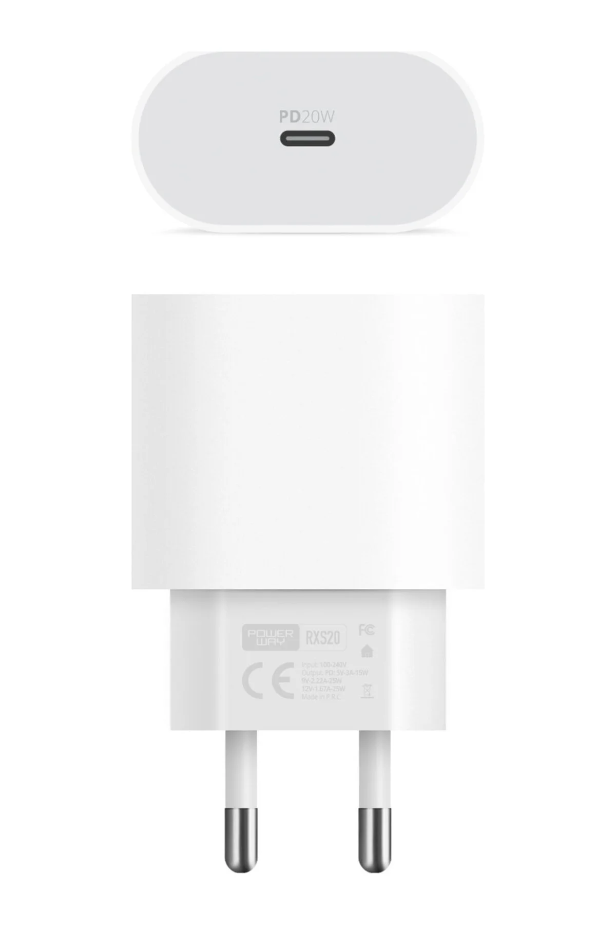 Apple iPhone X İle Uyumlu 20W Type C to Lightning Şarj Aleti Rxs20