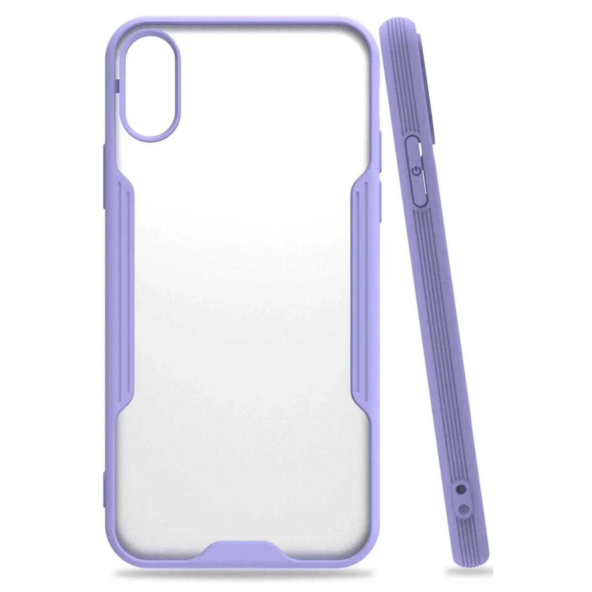 Apple iPhone X Kılıf Platin Silikon - Lila Apple iPhone X Kılıf Platin Silikon - Lila