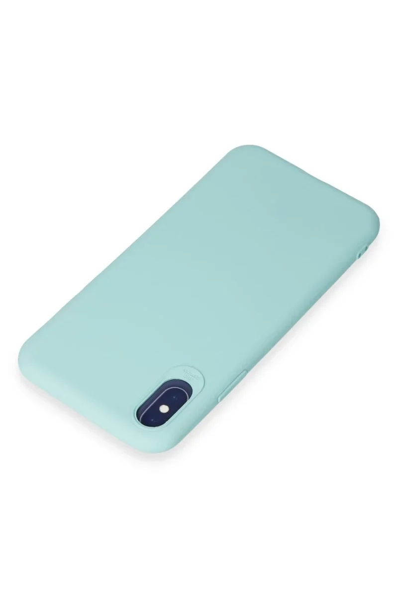 Apple iPhone X Kılıf First Silikon - Turkuaz Apple iPhone X Kılıf First Silikon - Turkuaz