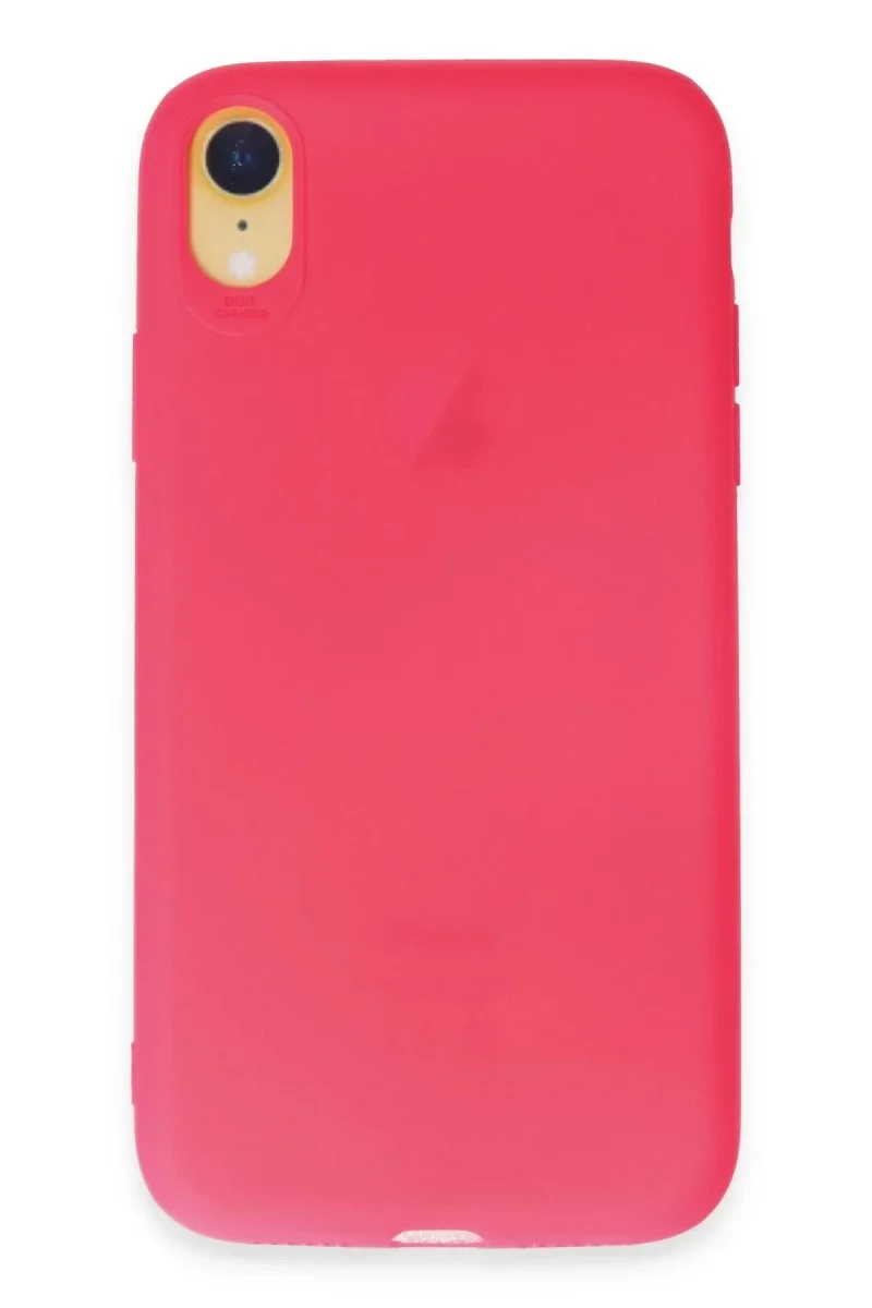 Apple iPhone XR Kılıf First Silikon - Pembe