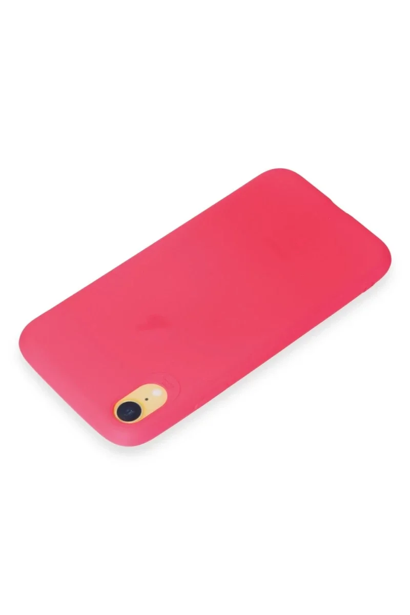 Apple iPhone XR Kılıf First Silikon - Pembe