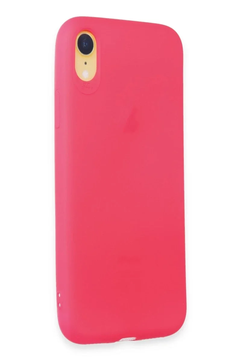 Apple iPhone XR Kılıf First Silikon - Pembe