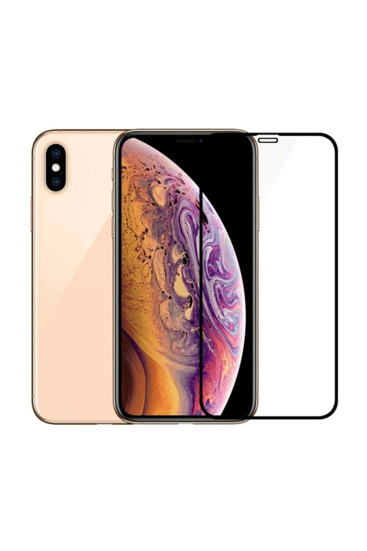Apple Iphone Xr 5d Tam Kaplayan Nano Ekran Koruyucu Kırılmaz Cam