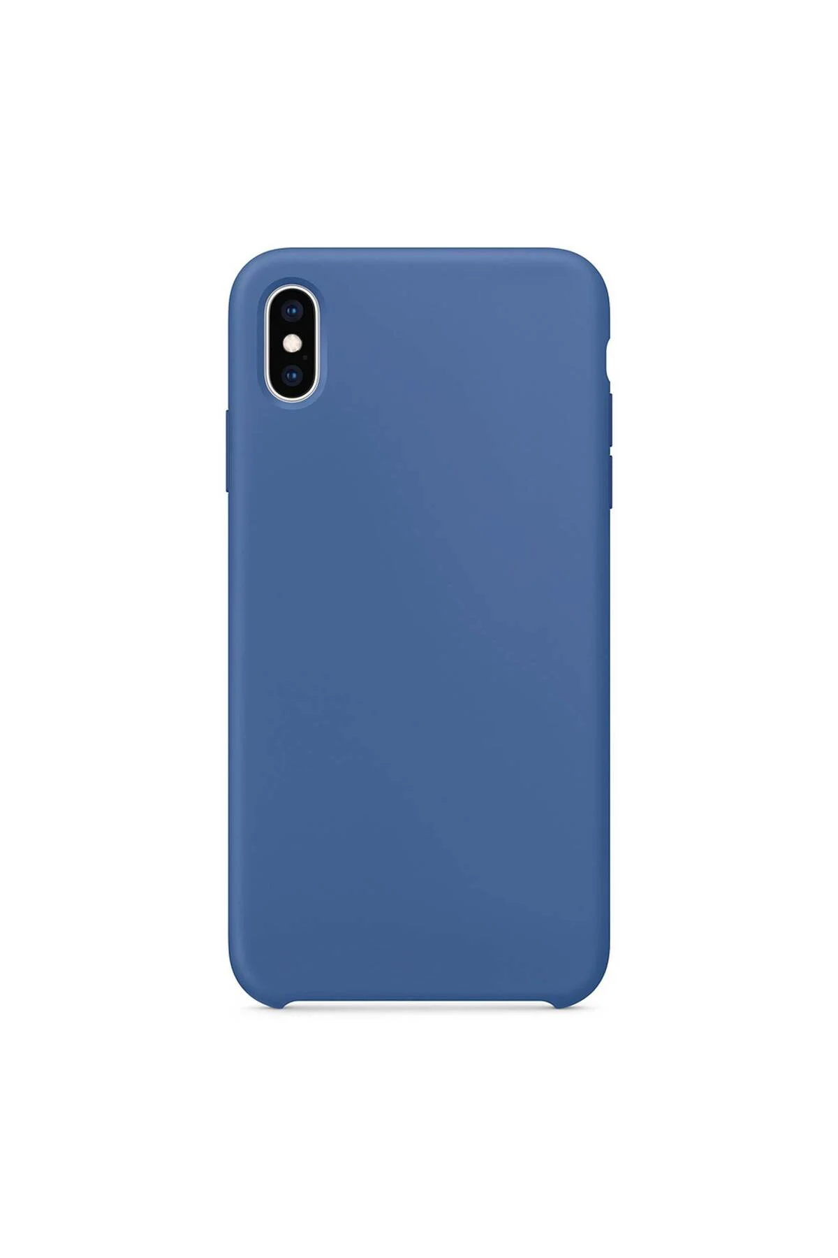 Apple iPhone XS Altı Açık Liquit Lansman Silikon Glayöl Moru