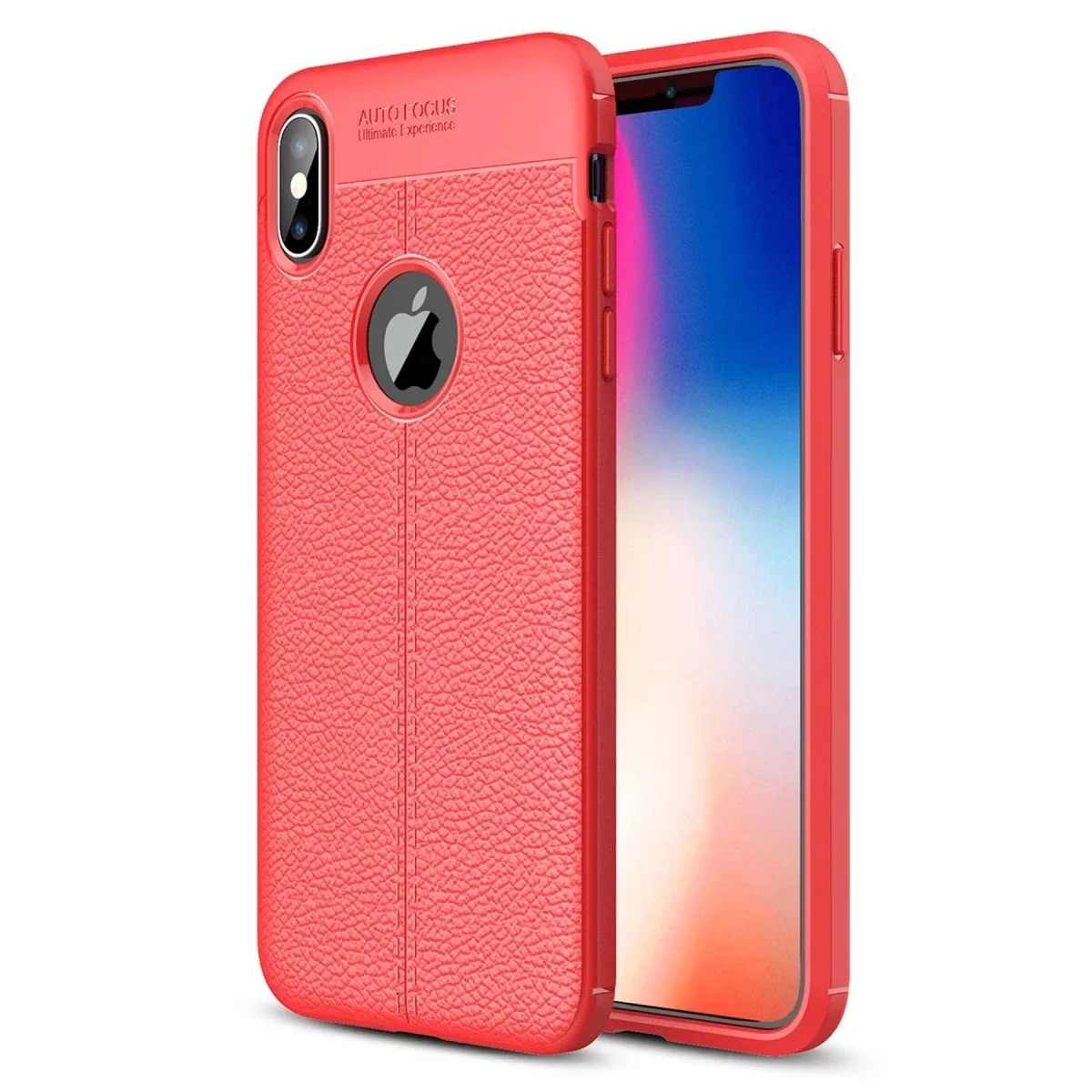 Apple iPhone XS Max Kılıf Auto Focus Kapak - Kırmızı Fiyatı, Yorumları ve Özellikleri
