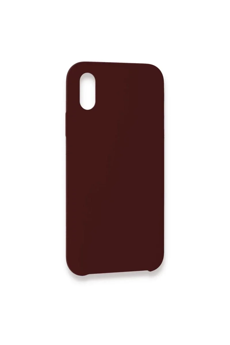 Apple iPhone XS Max Kılıf Lansman Legant Silikon - Bordo