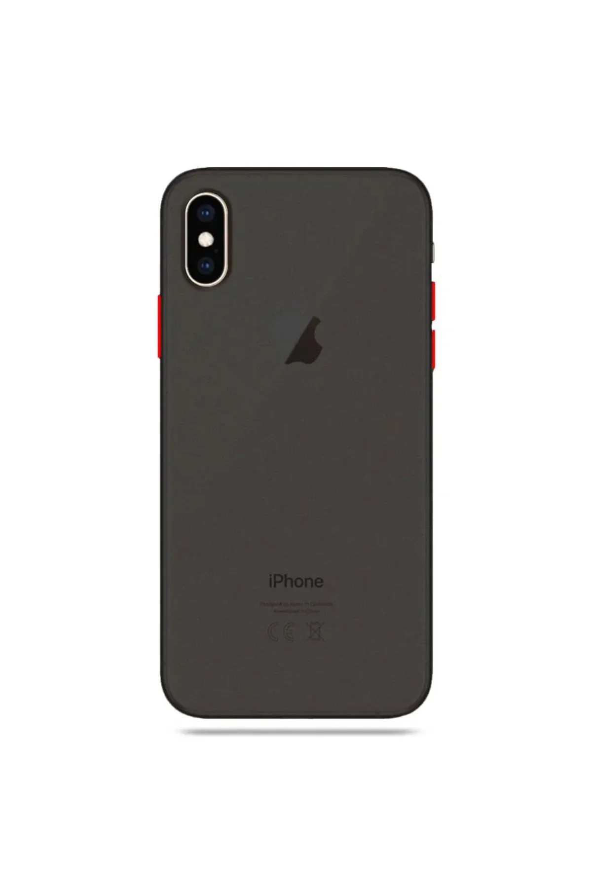 Apple iPhone XS Max Transparent Slim Case Siyah Apple iPhone XS Max Transparent Slim Case Siyah