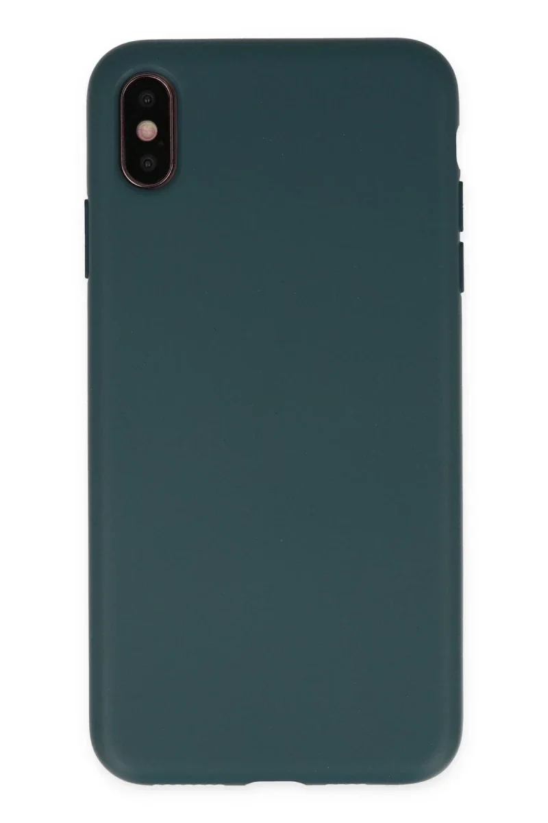 Apple iPhone XS Max Kılıf Nano içi Kadife Silikon - Koyu Yeşil Fiyatı, Yorumları ve Özellikleri