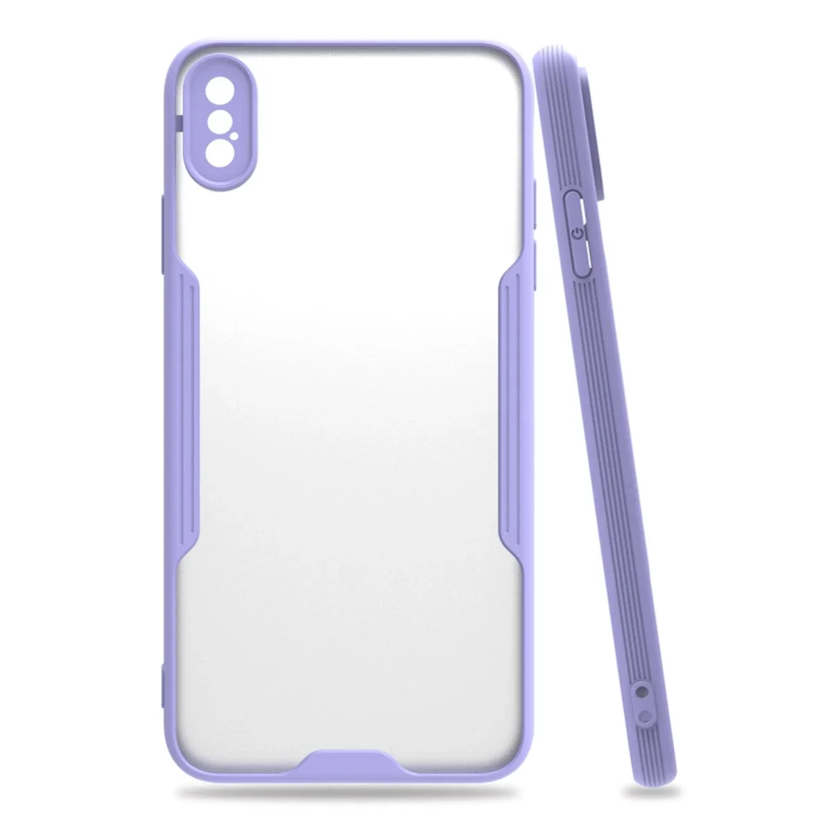 Apple iPhone XS Max Kılıf Platin Silikon - Lila Apple iPhone XS Max Kılıf Platin Silikon - Lila