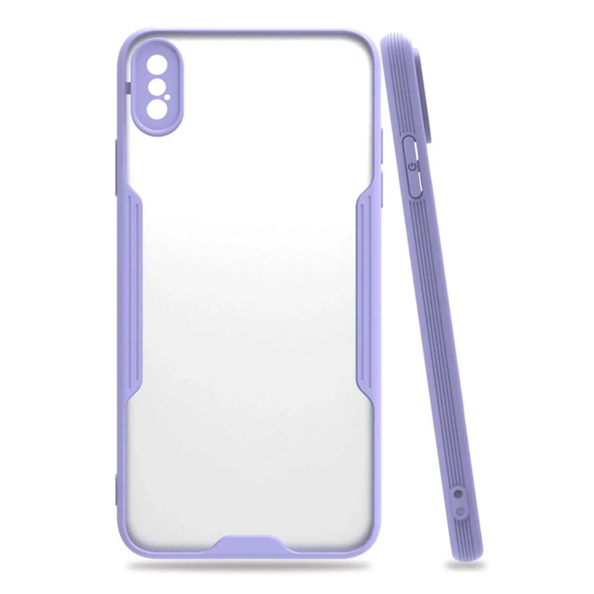 Apple iPhone XS Max Kılıf Platin Silikon - Lila Apple iPhone XS Max Kılıf Platin Silikon - Lila