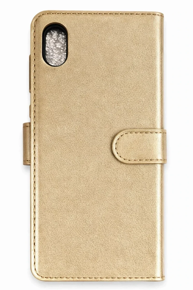 Apple iPhone XS Max Trend S Plus Kapaklı Kılıf - Gold Fiyatı, Yorumları ve Özellikleri