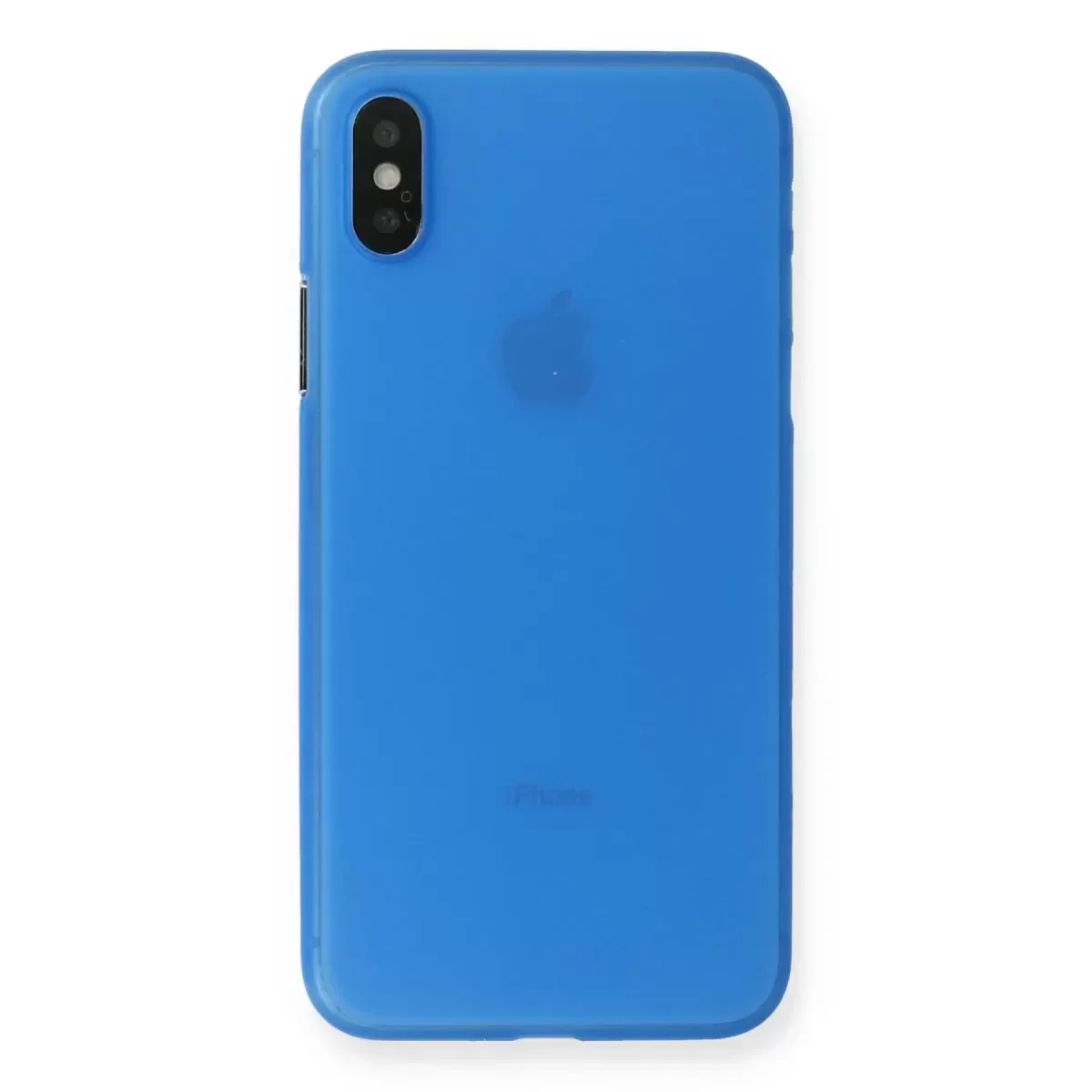 Apple iPhone XS Max Kılıf PP Ultra İnce Kapak - Mavi Apple iPhone XS Max Kılıf PP Ultra İnce Kapak - Mavi
