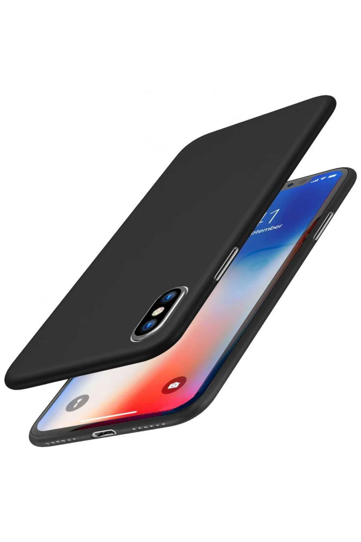 Apple iPhone XS Ultra Slim Lüx Kılıf Siyah
