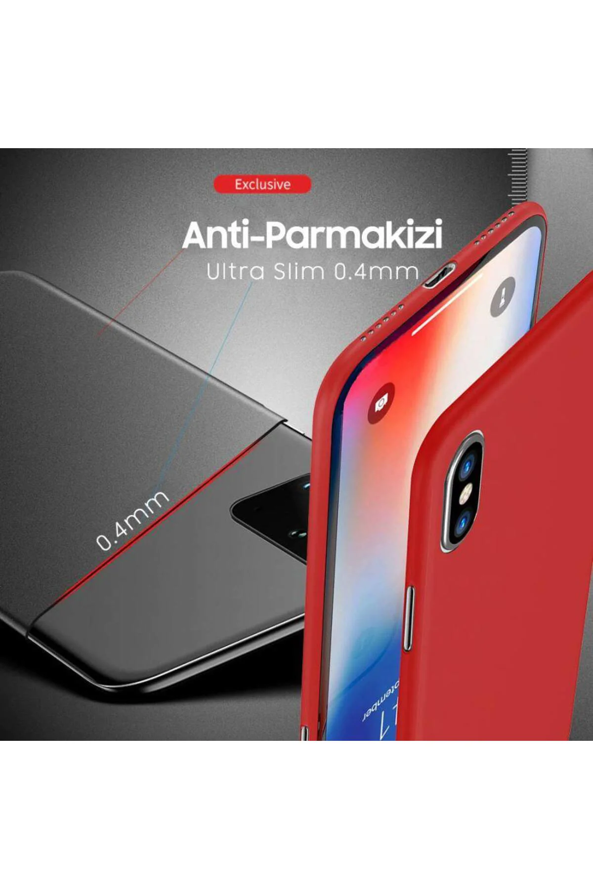 Apple iPhone XS Ultra Slim Lüx Kılıf Siyah