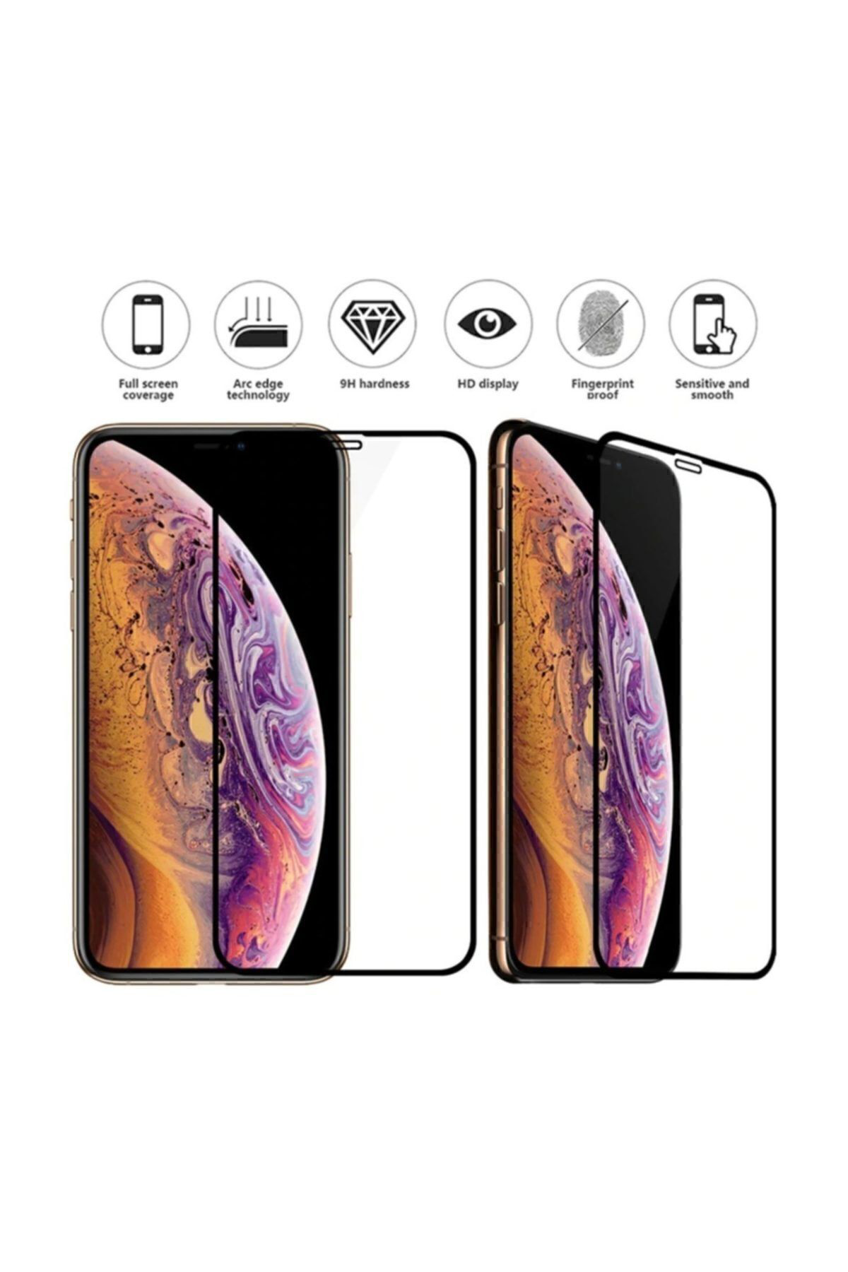 Apple Iphone Xs 5d Tam Kaplayan Ekran Koruyucu Kırılmaz Cam