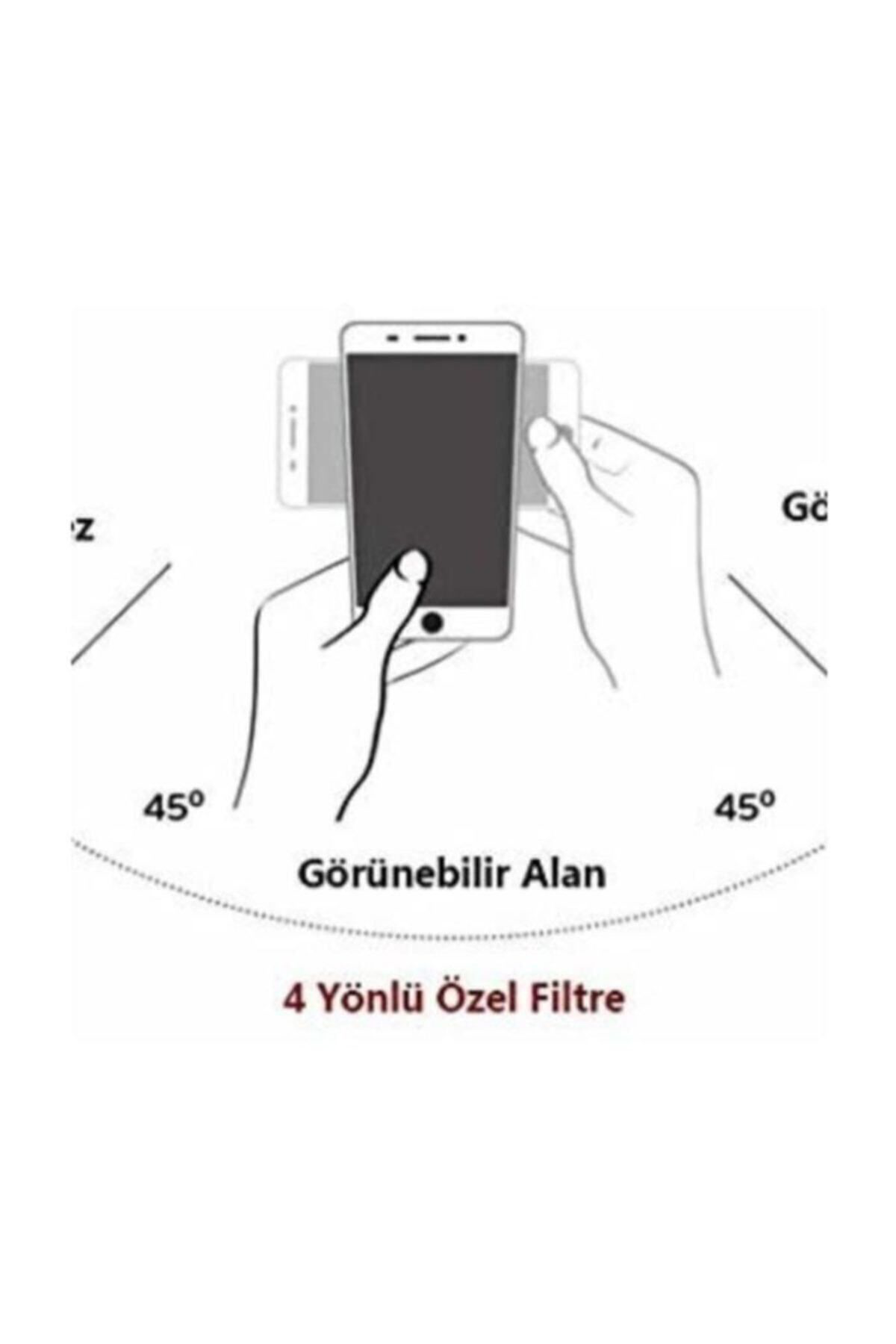 Apple Iphone Xs Max Privacy Hayalet Cam Ekran Koruyucu Siyah Priv