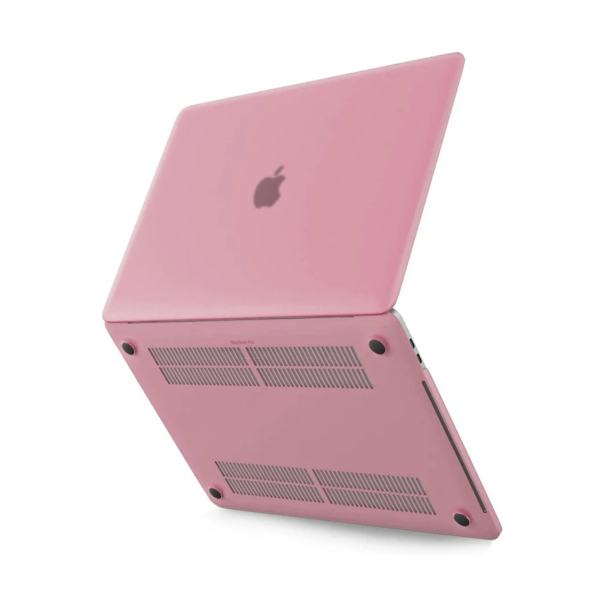 Apple Macbook Pro 13 2021 Macbook Buzlu Kapak - Pembe Apple Macbook Pro 13 2021 Macbook Buzlu Kapak - Pembe