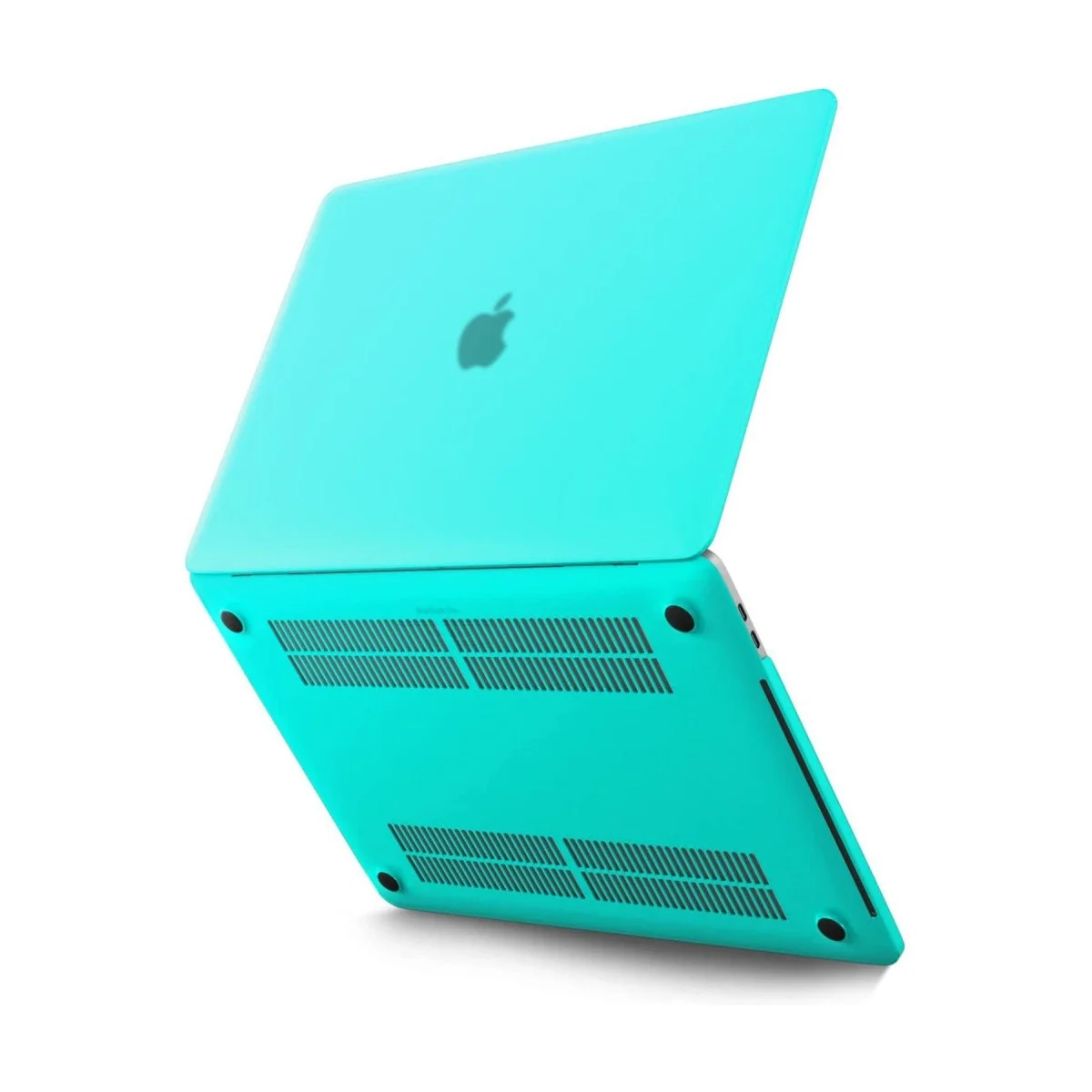 Apple Macbook Pro 13 2021 Macbook Buzlu Kapak - Yeşil Apple Macbook Pro 13 2021 Macbook Buzlu Kapak - Yeşil