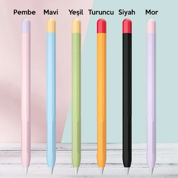 Apple Pencil 2 Silikon Kılıf – Kaymaz Darbeye Dayanıklı Koruyucu