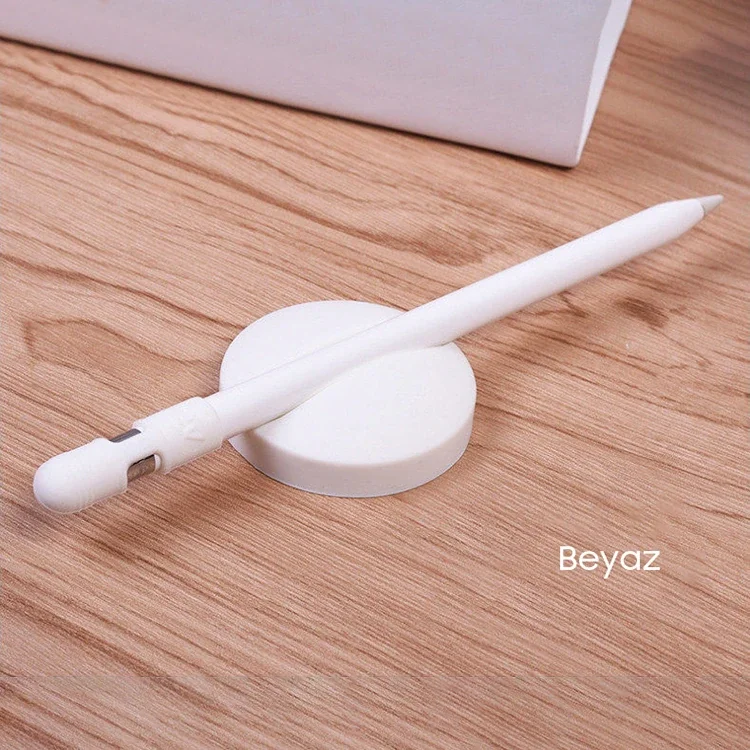 Apple Pencil Silikon Kılıf ve Stand - Kaymaz Koruma ve Sabitleme