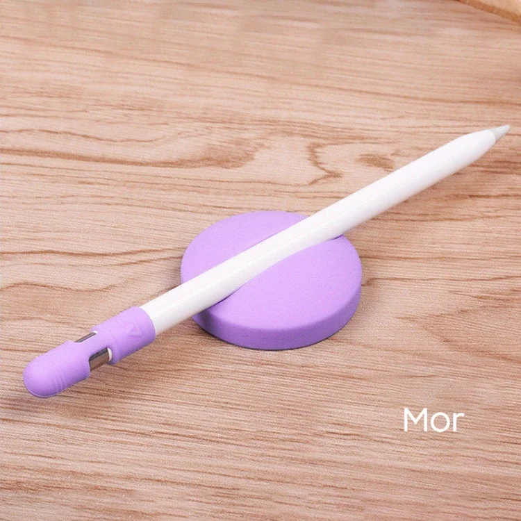 Apple Pencil Silikon Kılıf ve Stand - Kaymaz Koruma ve Sabitleme