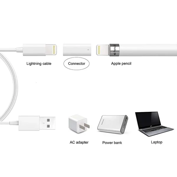 Apple Pencil USB Şarj Cihazı Lightning Adaptör - iPhone Şarj Çözümü