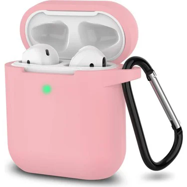 Apple Uyumlu Airpods Silikon Kılıf 1 Ve 2 Nesil Koruma Kılıf Açık Pembe Açık Pembe Fiyatı, Yorumları ve Özellikleri
