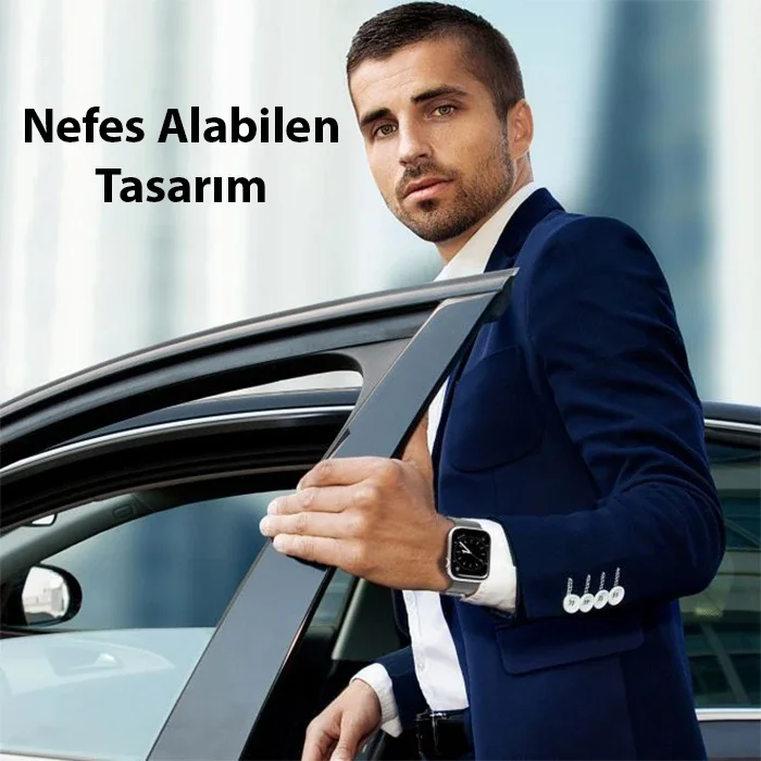 Apple Watch 38/40/41 mm Milanese Manyetik Paslanmaz Çelik Kordon – Cilt Dostu Premium Kayış