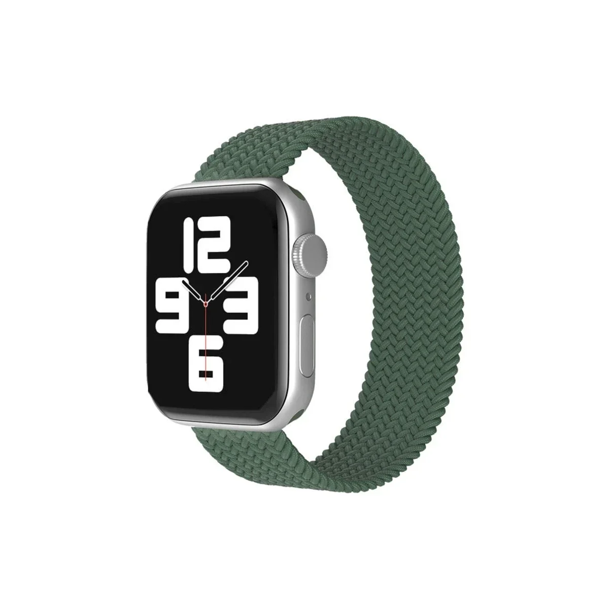 Apple Watch 38mm Ayarlı Solo Silikon Kordon - Haki Yeşil Apple Watch 38mm Ayarlı Solo Silikon Kordon - Haki Yeşil