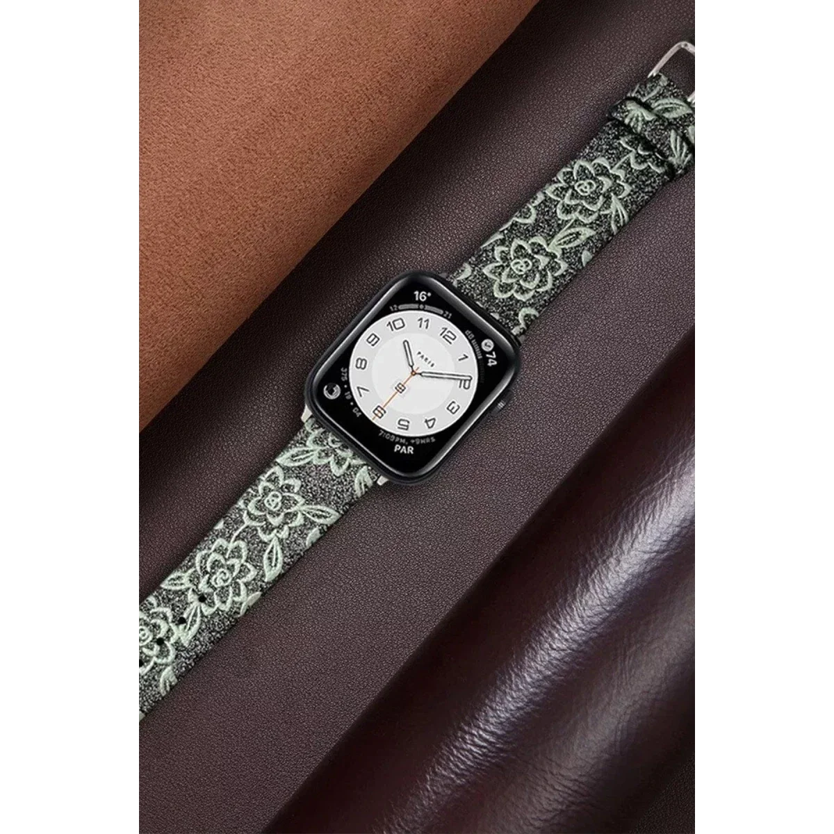 Apple Watch 38mm Creeper Desenli Kordon - Gold