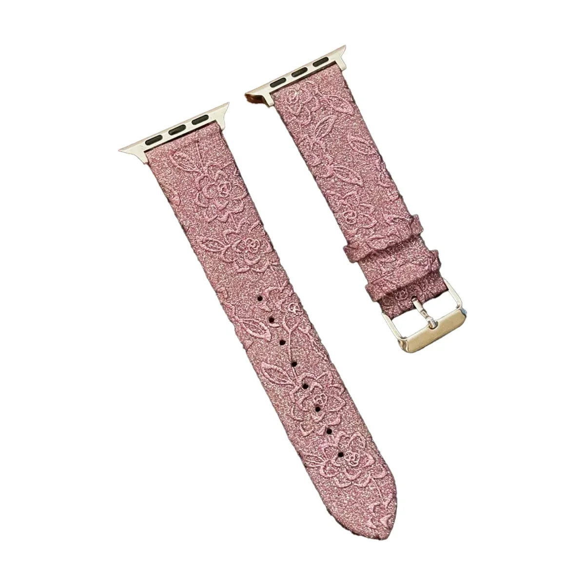 Apple Watch 38mm Creeper Desenli Kordon - Rose Gold Apple Watch 38mm Creeper Desenli Kordon - Rose Gold