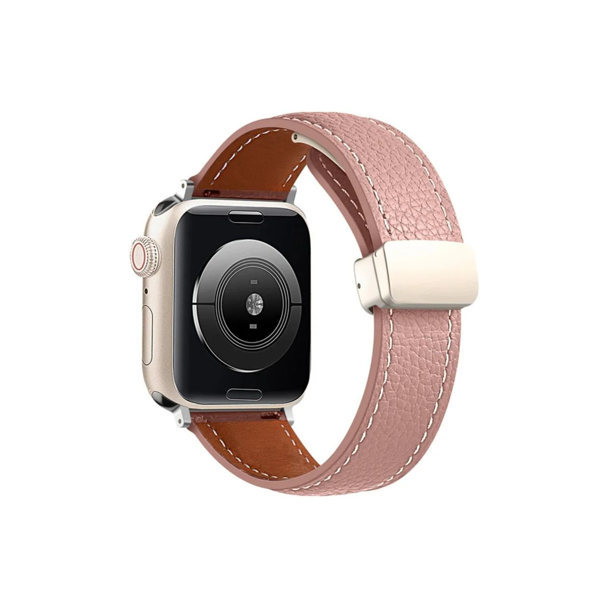 Apple Watch 38mm ile Uyumlu Daks Deri Kordon - Pembe Fiyatı, Yorumları ve Özellikleri