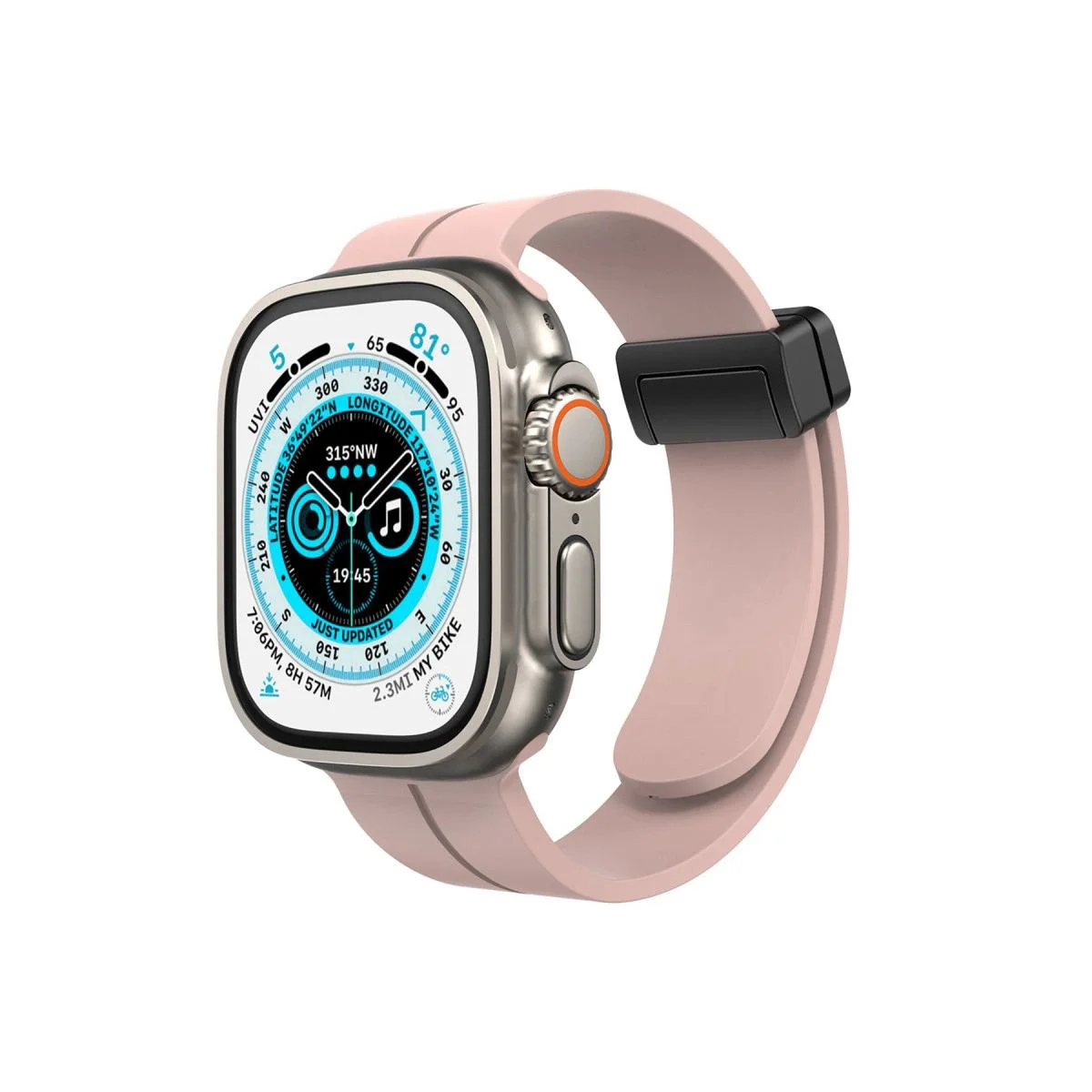 Apple Watch 38mm ile Uyumlu Kr412 Elegance Stylish Kordon - Pudra Rengi Fiyatı, Yorumları ve Özellikleri