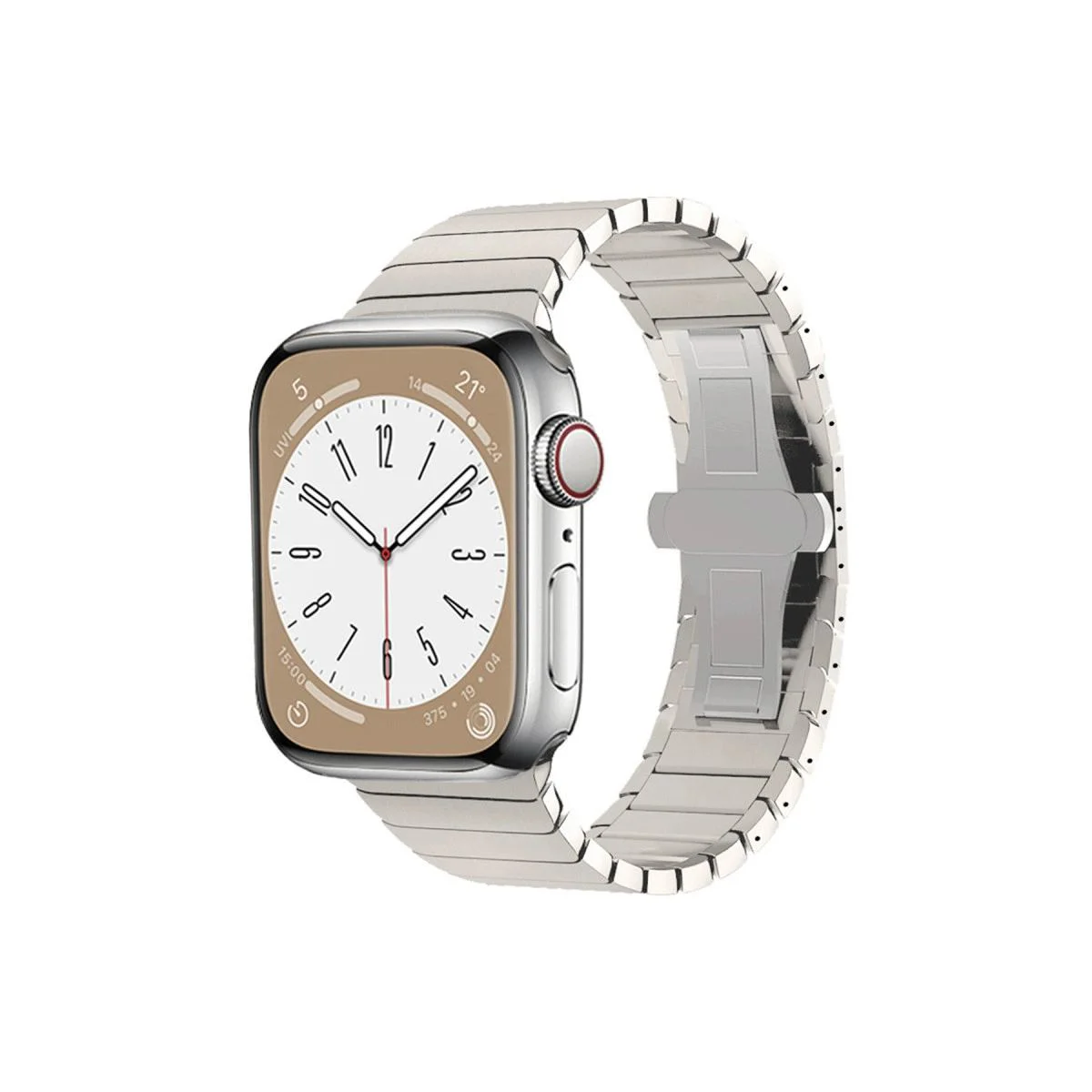 Apple Watch 38mm ile Uyumlu Kr413 Fine Steel Kordon - Yıldız Işığı (Saatsiz) Fiyatı, Yorumları ve Özellikleri