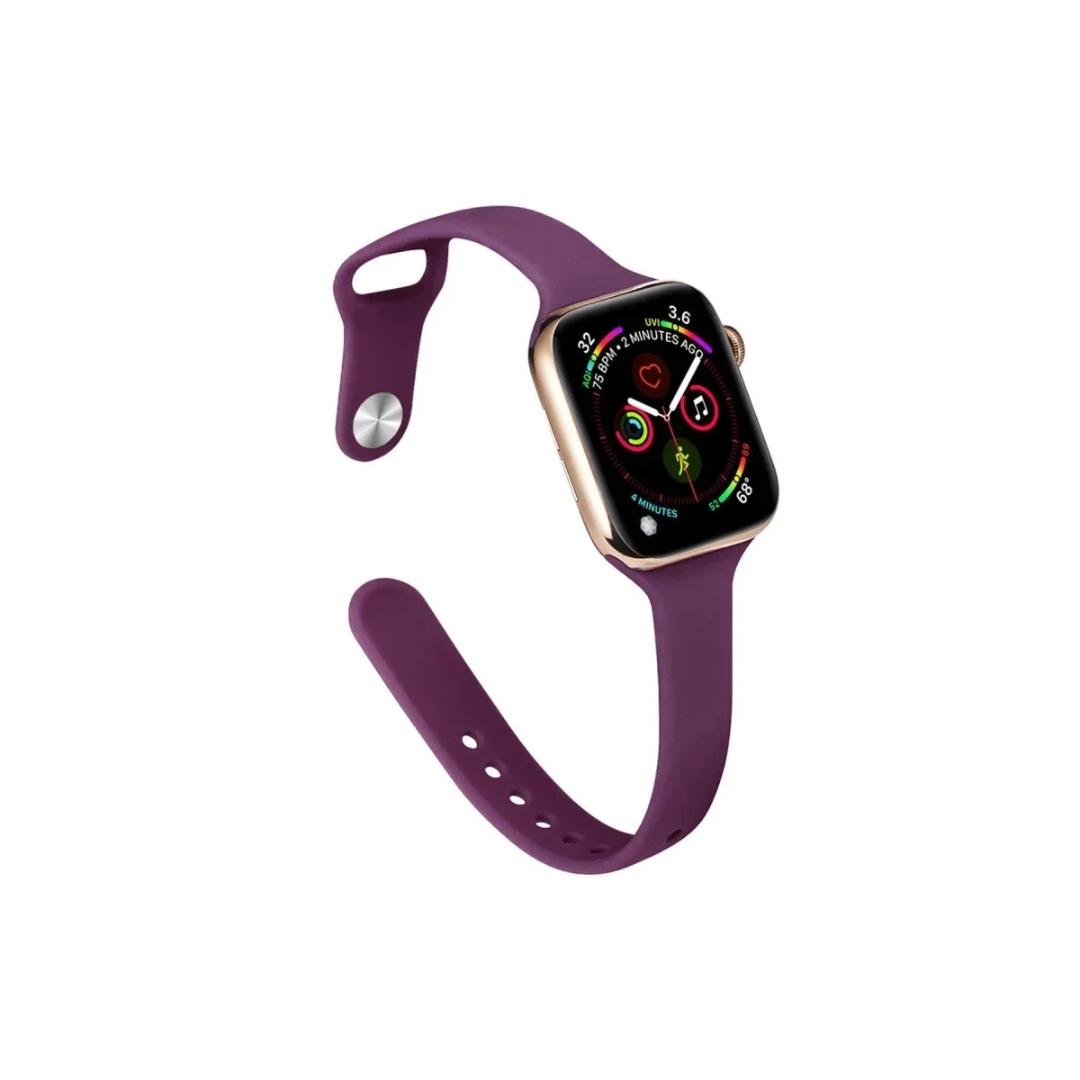 Apple Watch 38mm Klasik Kordon - Mürdüm Apple Watch 38mm Klasik Kordon - Mürdüm
