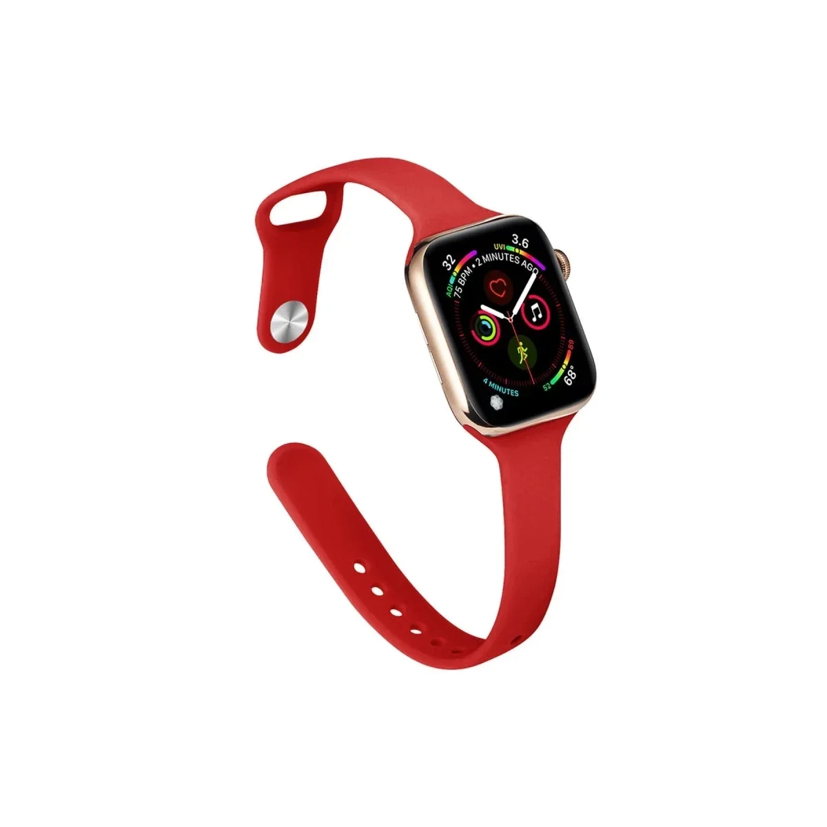 Apple Watch 38mm Klasik Kordon - Kırmızı Apple Watch 38mm Klasik Kordon - Kırmızı