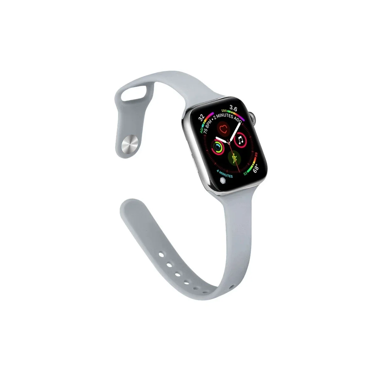 Apple Watch 38mm Klasik Kordon - Açık Gri Apple Watch 38mm Klasik Kordon - Açık Gri