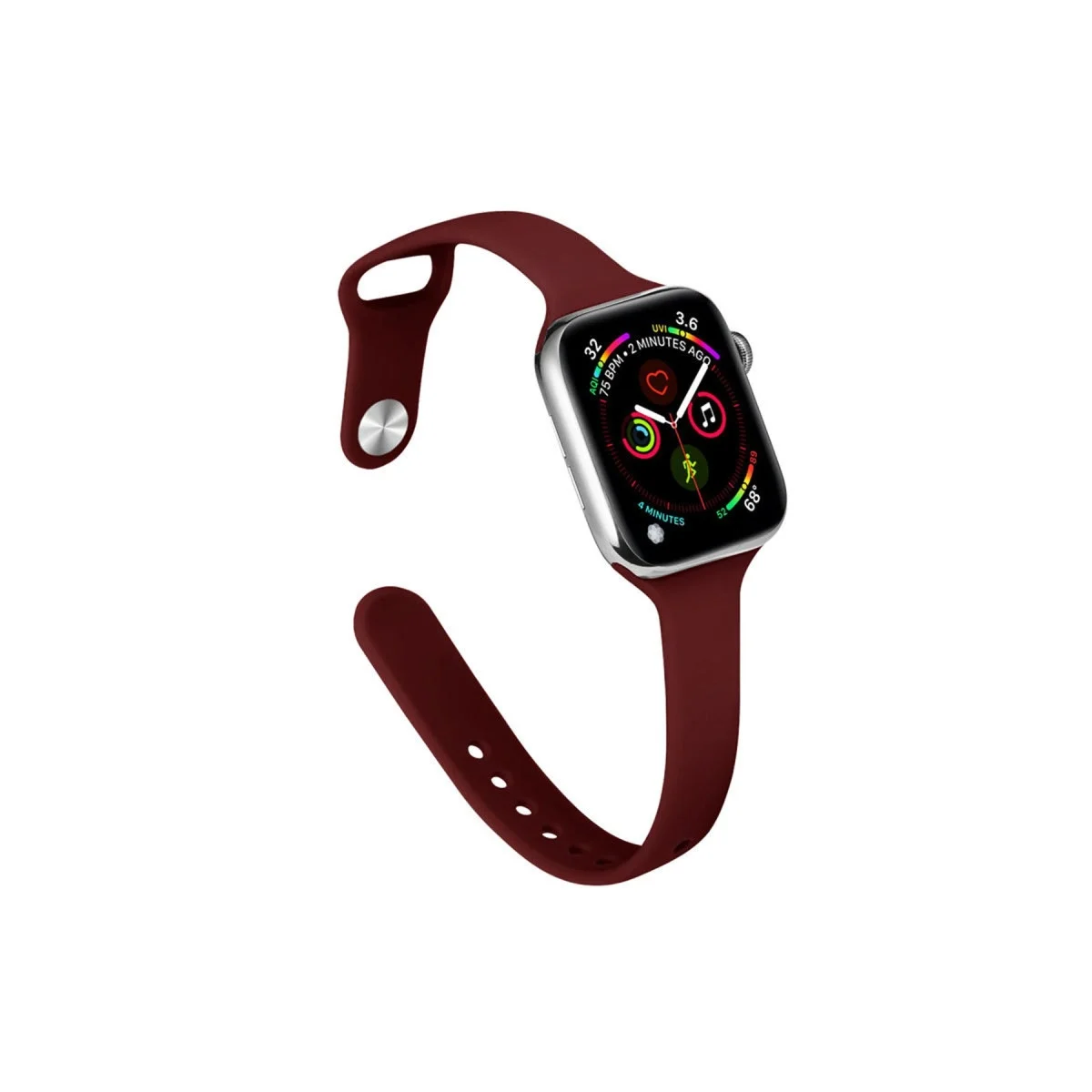 Apple Watch 38mm Klasik Kordon - Bordo Apple Watch 38mm Klasik Kordon - Bordo