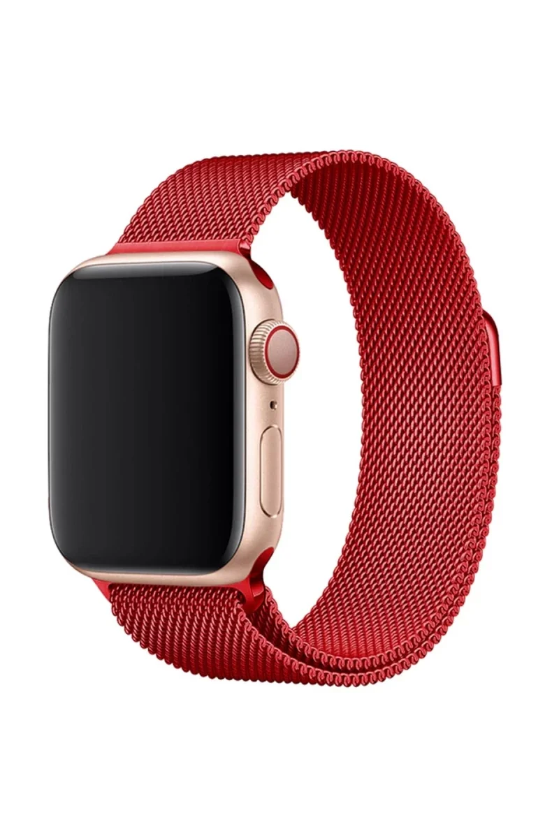 Apple Watch 38mm Metal Mıknatıslı Kordon - Kırmızı Fiyatı, Yorumları ve Özellikleri
