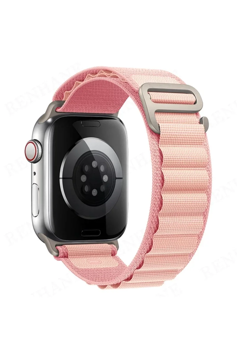 Apple Watch 38mm Mountain Kordon - Pembe