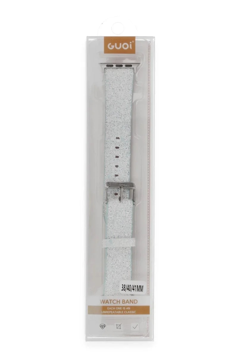 Apple Watch 38mm Starry Taşlı Kordon - Mavi Apple Watch 38mm Starry Taşlı Kordon - Mavi